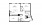 A3 - 1 bedroom floorplan layout with 1 bath and 1011 square feet.