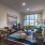 well lit Model living room