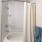 Model bathroom with tub